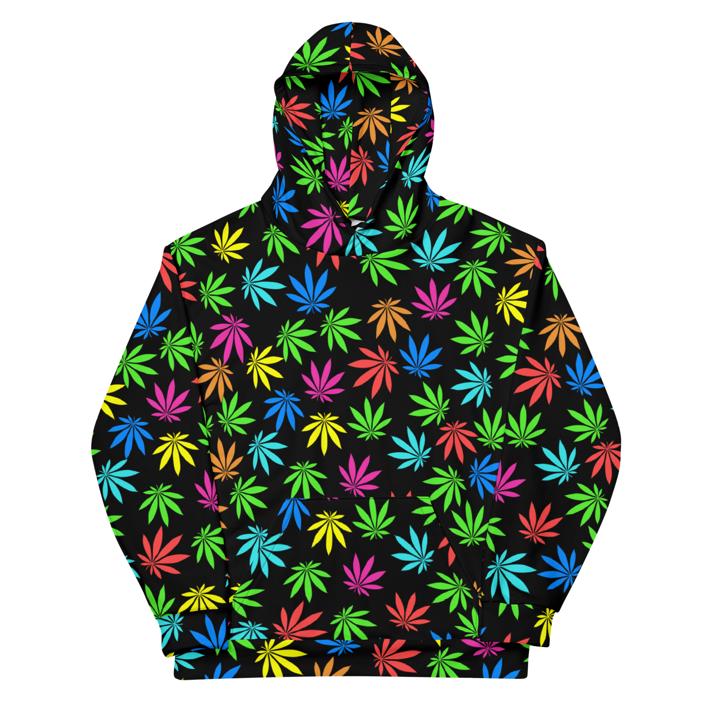 Multicolor "Leaves" Unisex Hoodie