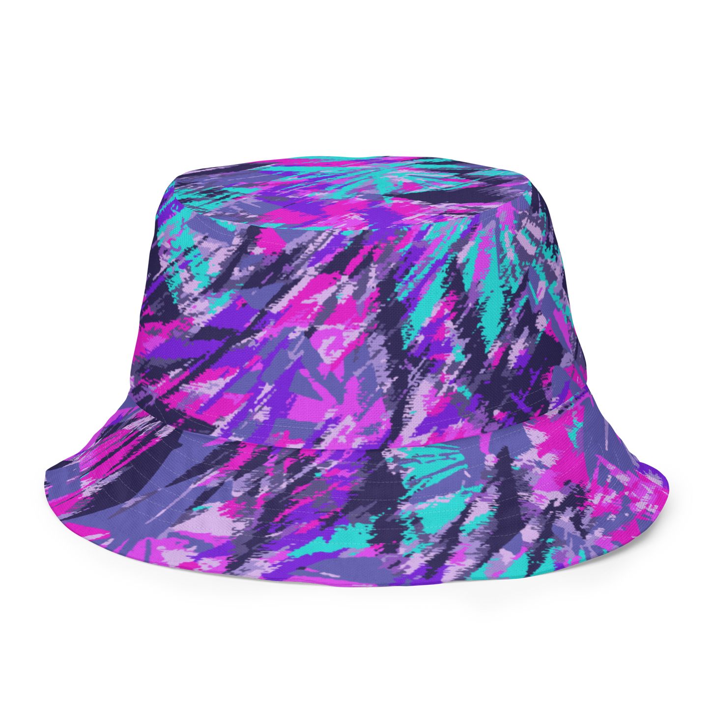 Scattered Brush Midnight Reversible bucket hat