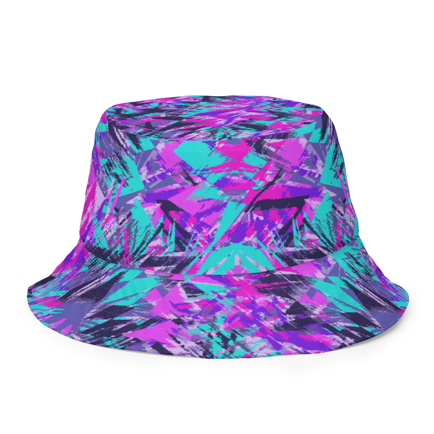 Scattered Brush Midnight Reversible bucket hat