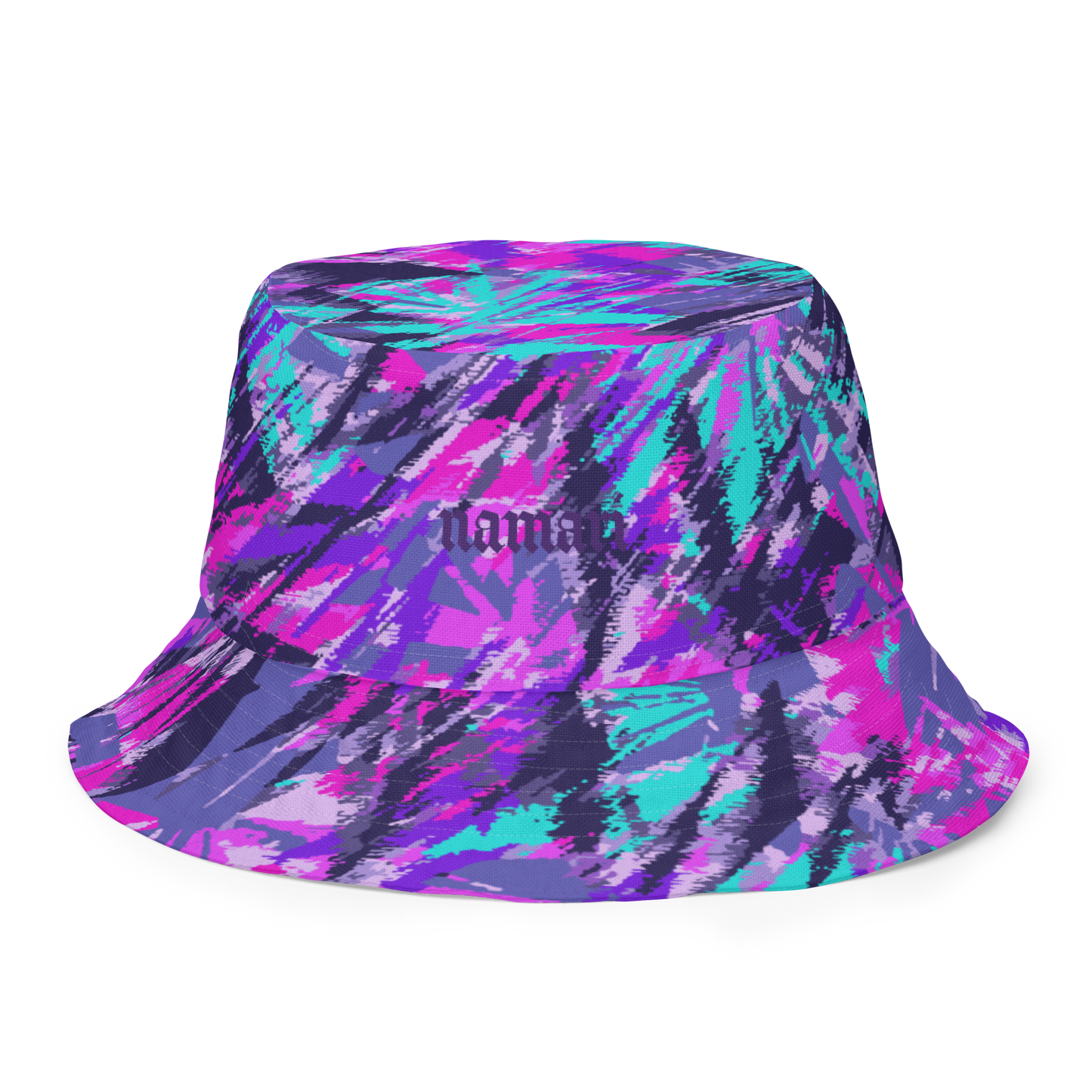 Scattered Brush Midnight Reversible bucket hat