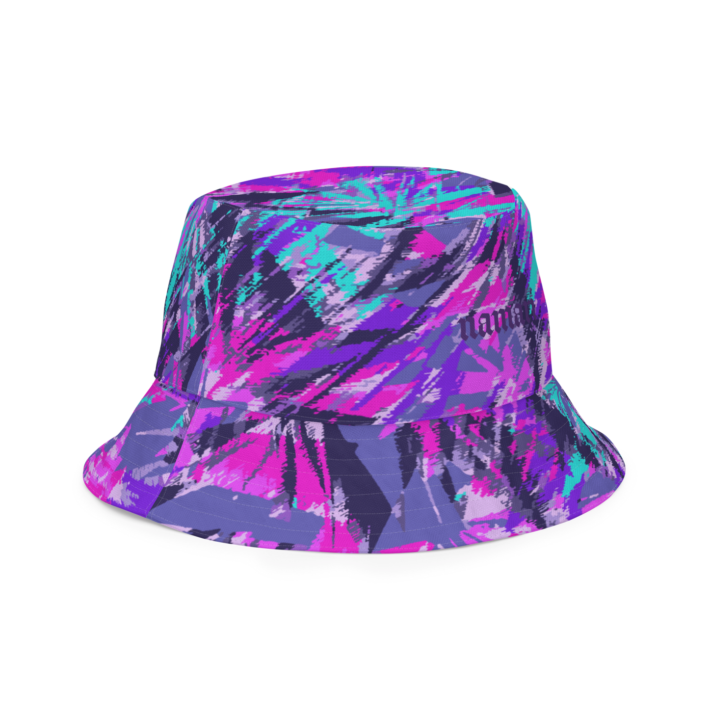 Scattered Brush Midnight Reversible bucket hat
