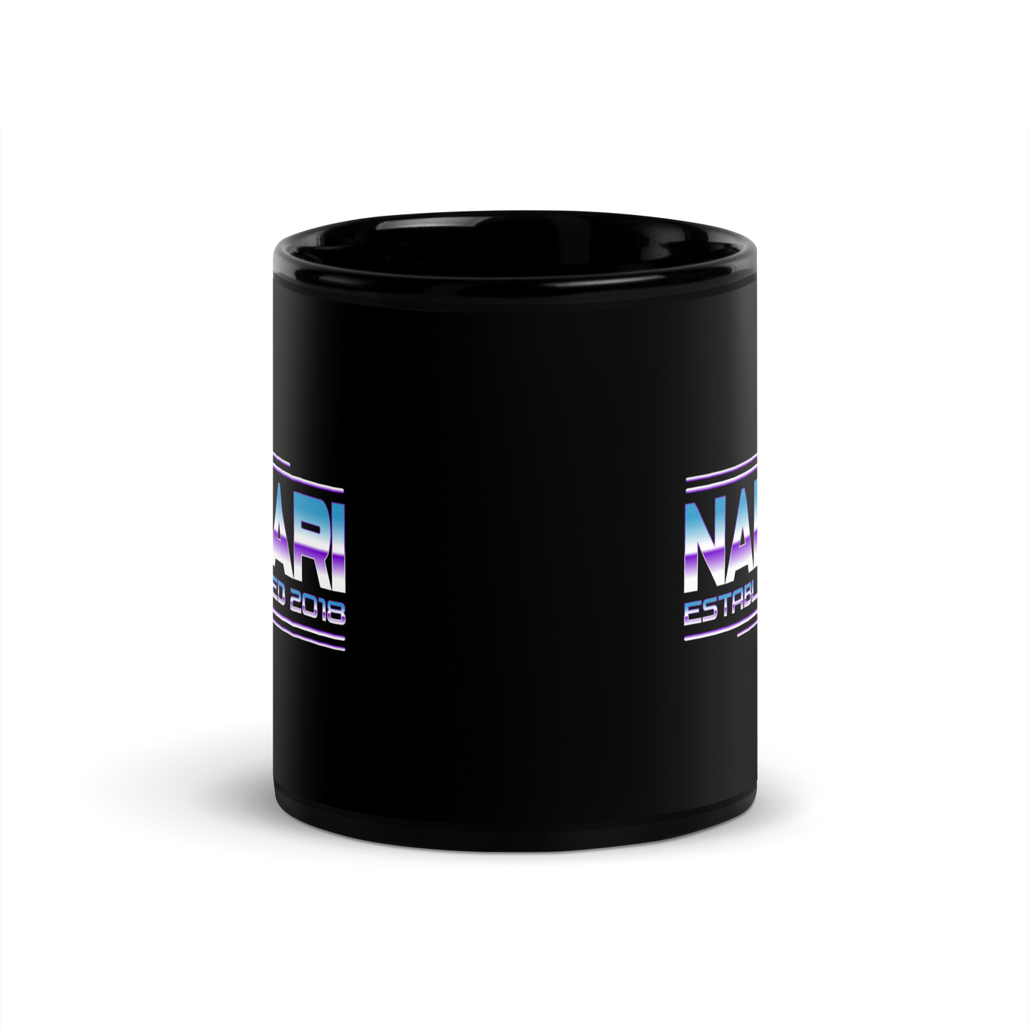 Chrome Black Glossy Mug