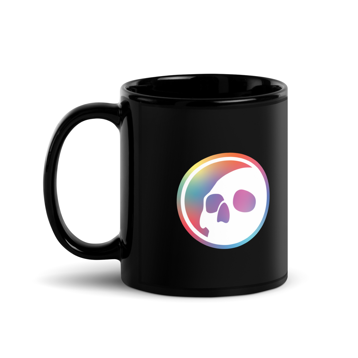 Namari - Multicolor Logo Black Glossy Mug