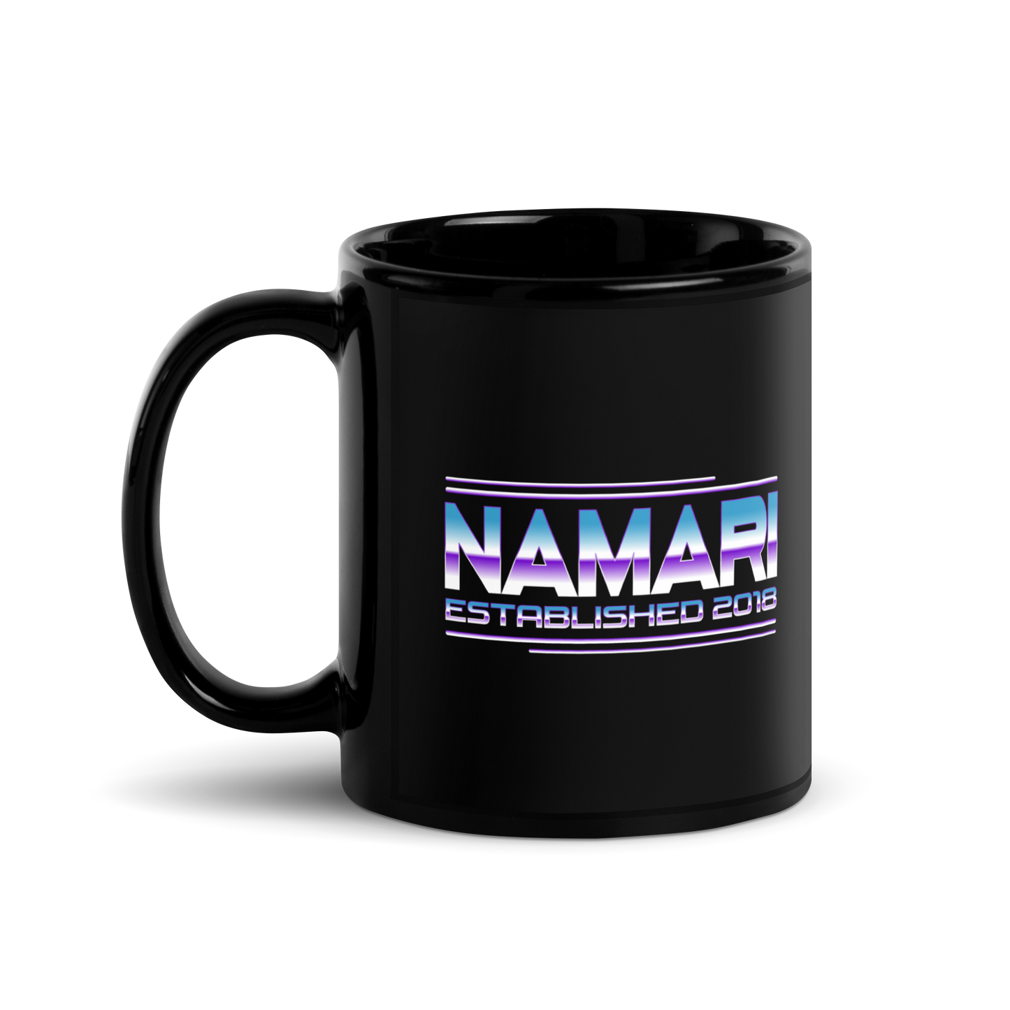 Chrome Black Glossy Mug