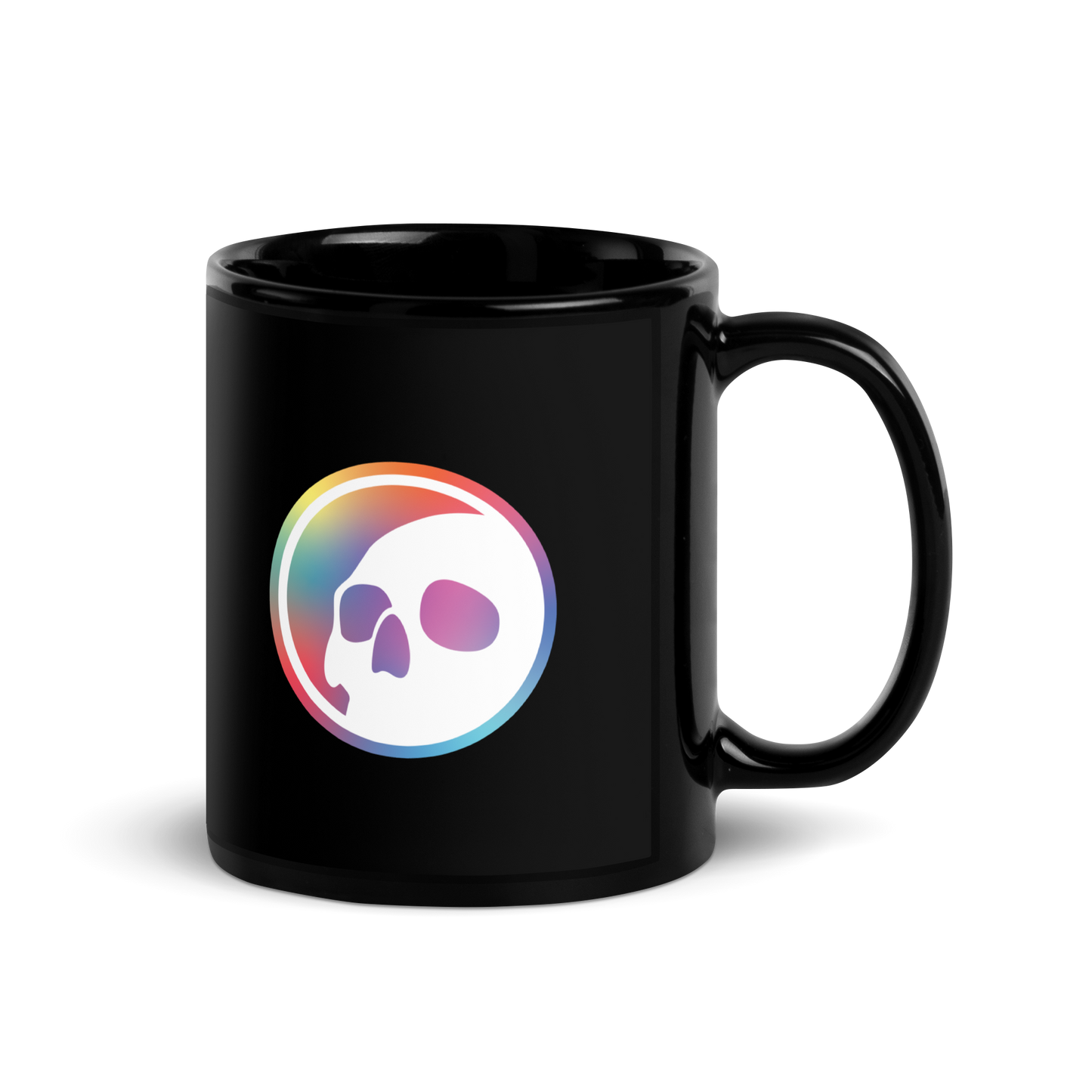 Namari - Multicolor Logo Black Glossy Mug