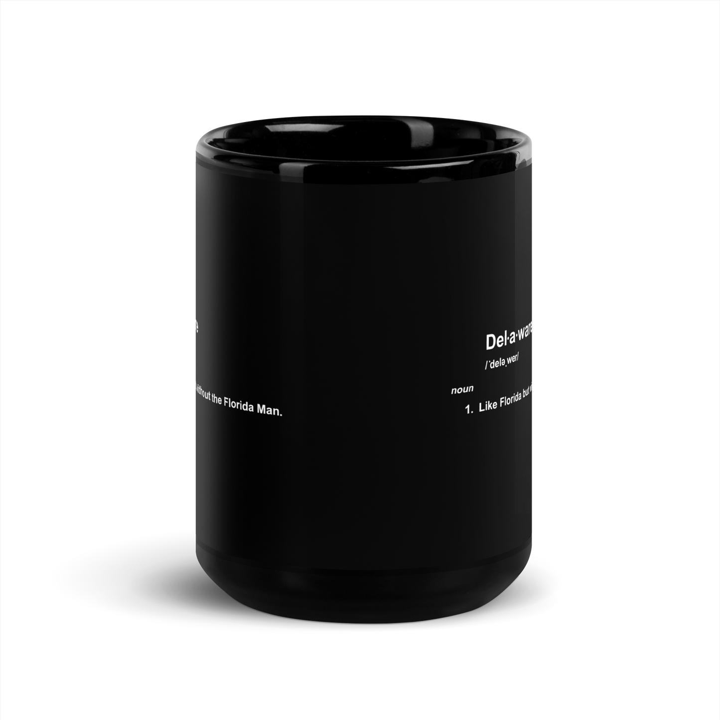 DE Definition Black Glossy Mug