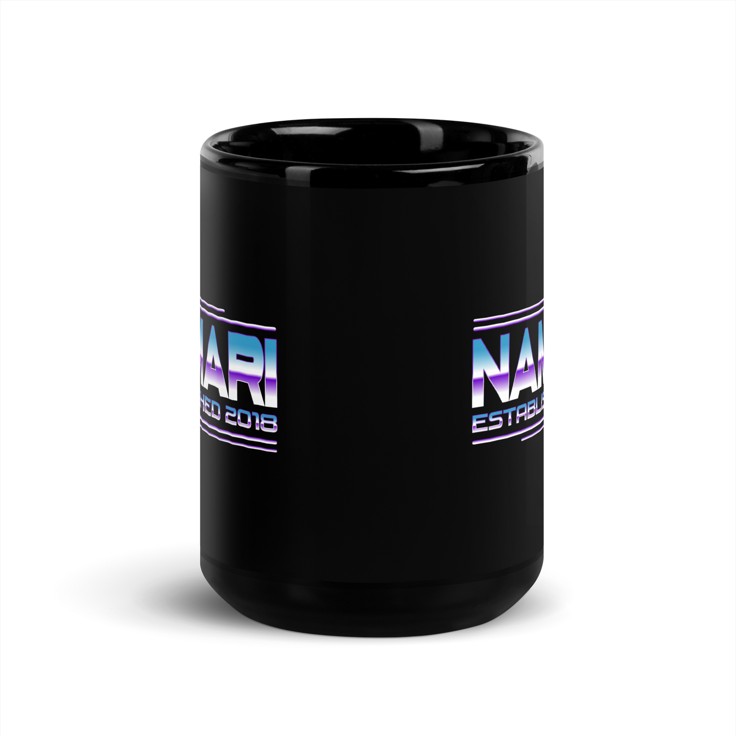 Chrome Black Glossy Mug