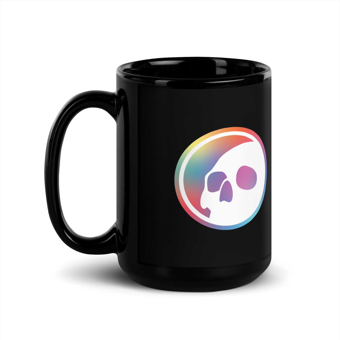 Namari - Multicolor Logo Black Glossy Mug