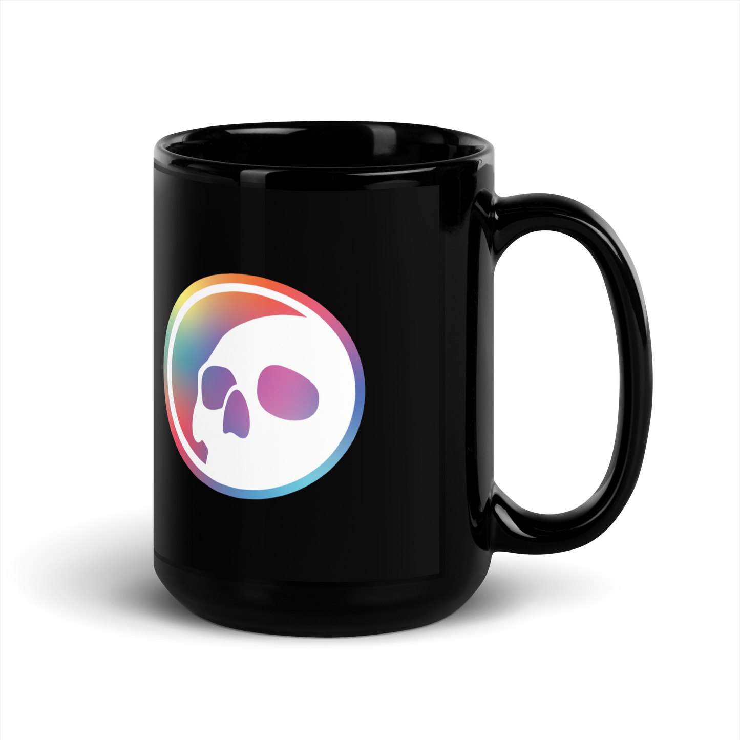 Namari - Multicolor Logo Black Glossy Mug