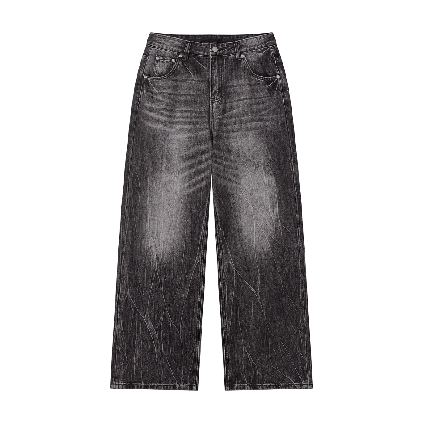Namari Men’s Vintage Wash Wide Leg Jeans