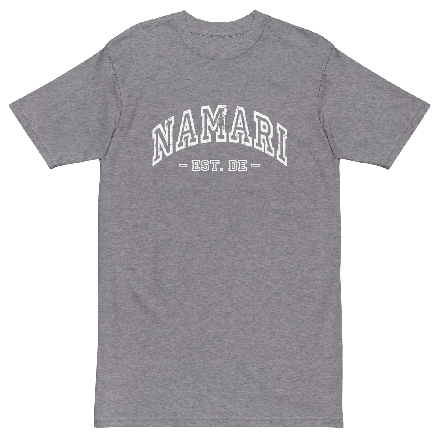 College Styled Namari Men’s premium heavyweight tee