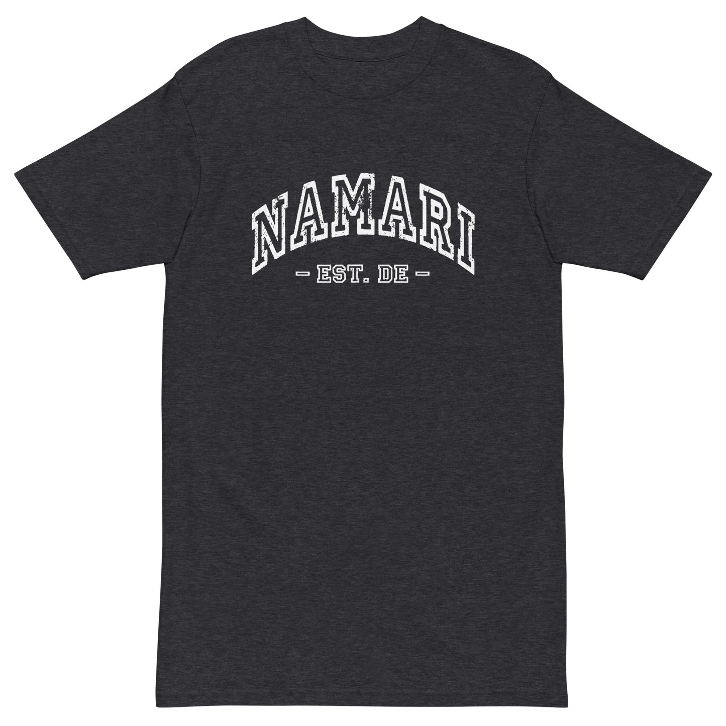 College Styled Namari Men’s premium heavyweight tee
