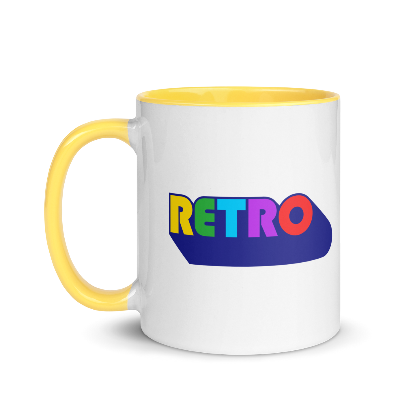 Retro Mug with Color Inside