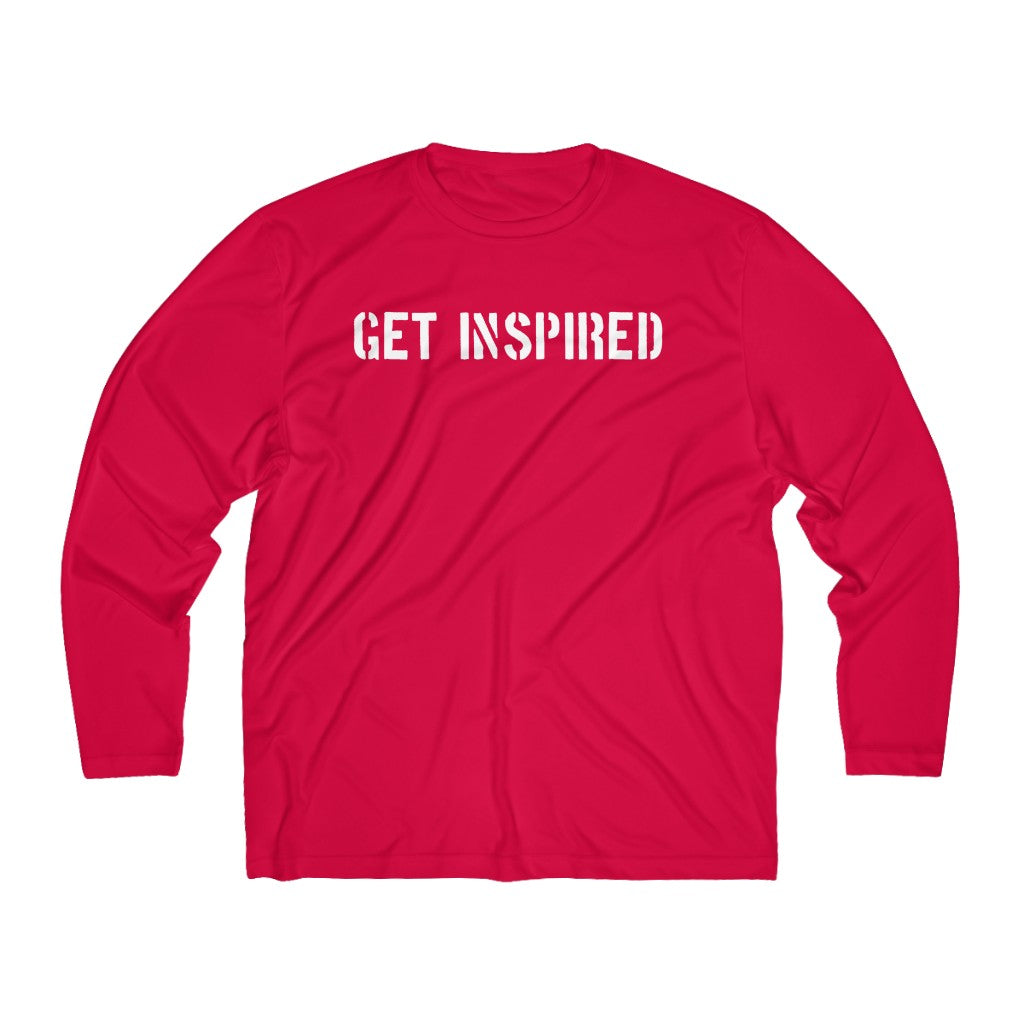 Get Inspired Men's Long Sleeve Moisture Absorbing Tee