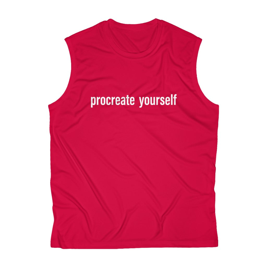 Procreate Yourself Men's Sleeveless Performance Tee