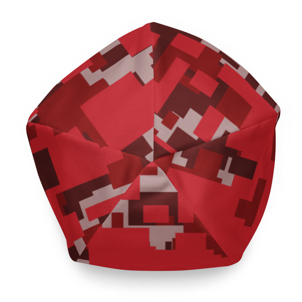 Crimson Camo All-Over Print Beanie