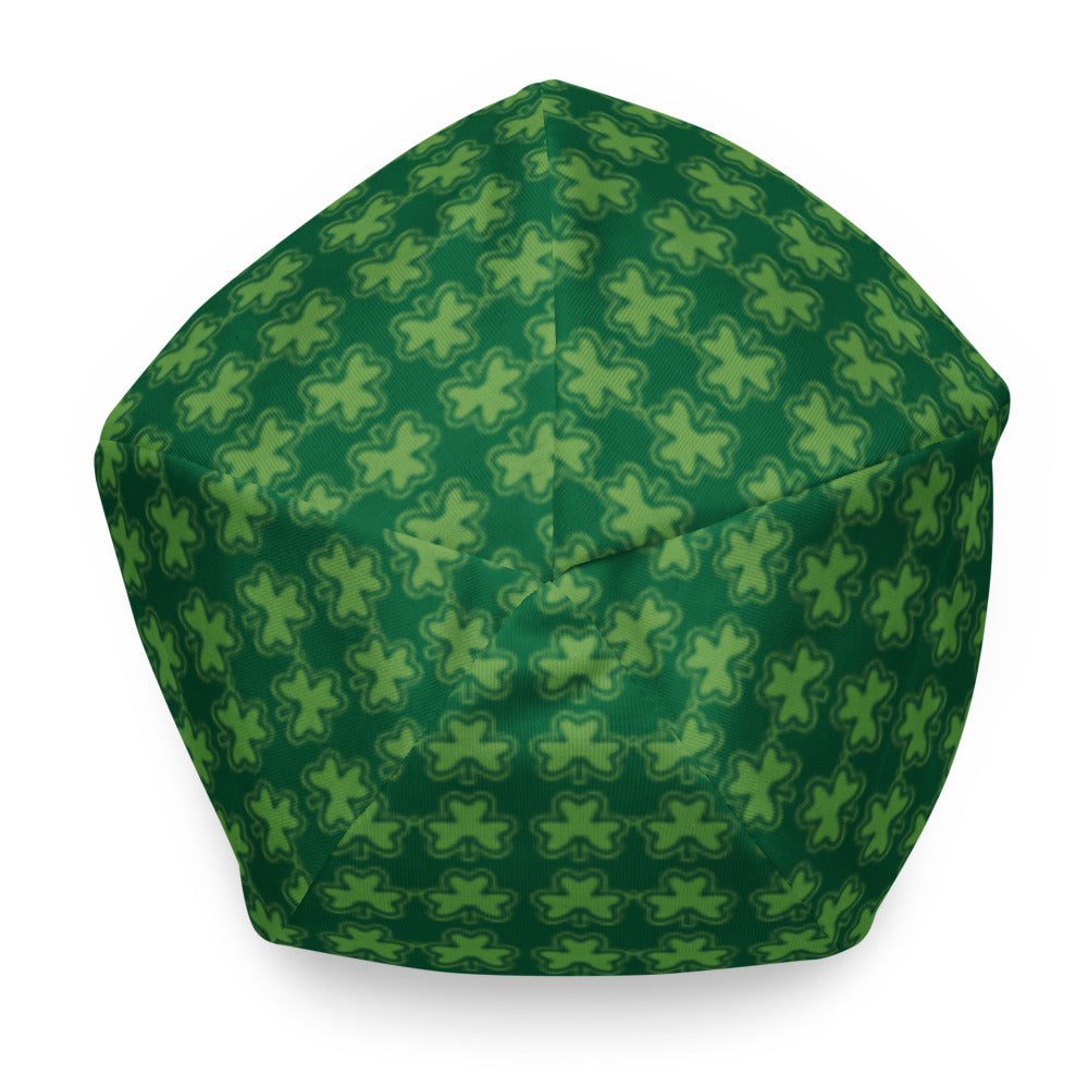 St. Patricks Day Clover Pattern All-Over Print Beanie