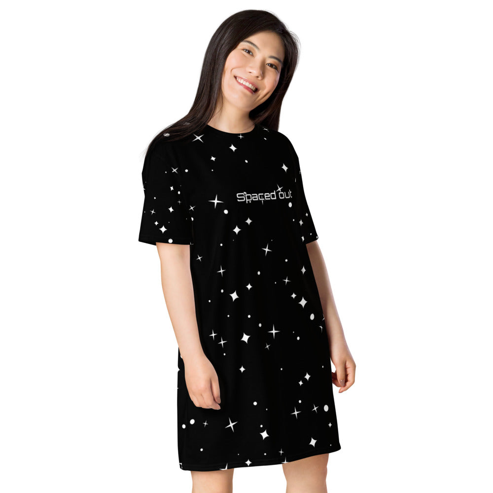 Spaced out T-shirt dress