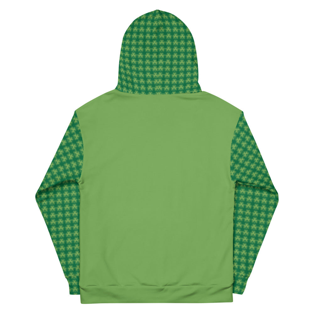 St. Patrick's Day Clover Pattern Unisex Hoodie