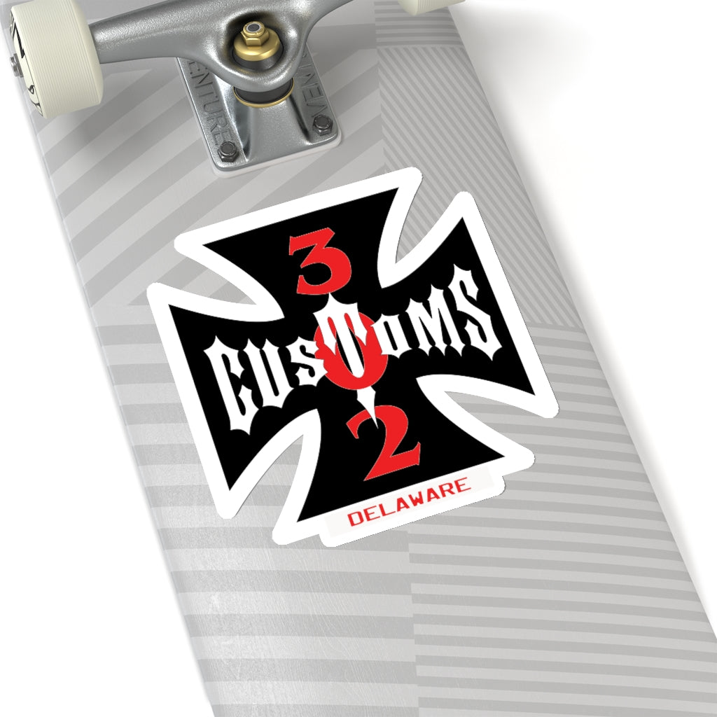 302 Customs Kiss-Cut Stickers