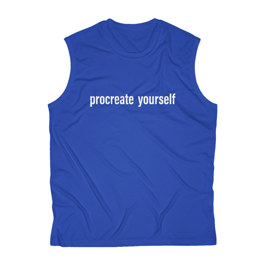 Procreate Yourself Men's Sleeveless Performance Tee