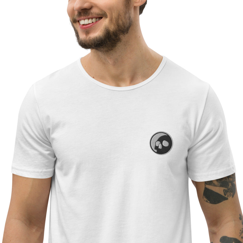 Namari Embroidered Men's Curved Hem T-Shirt