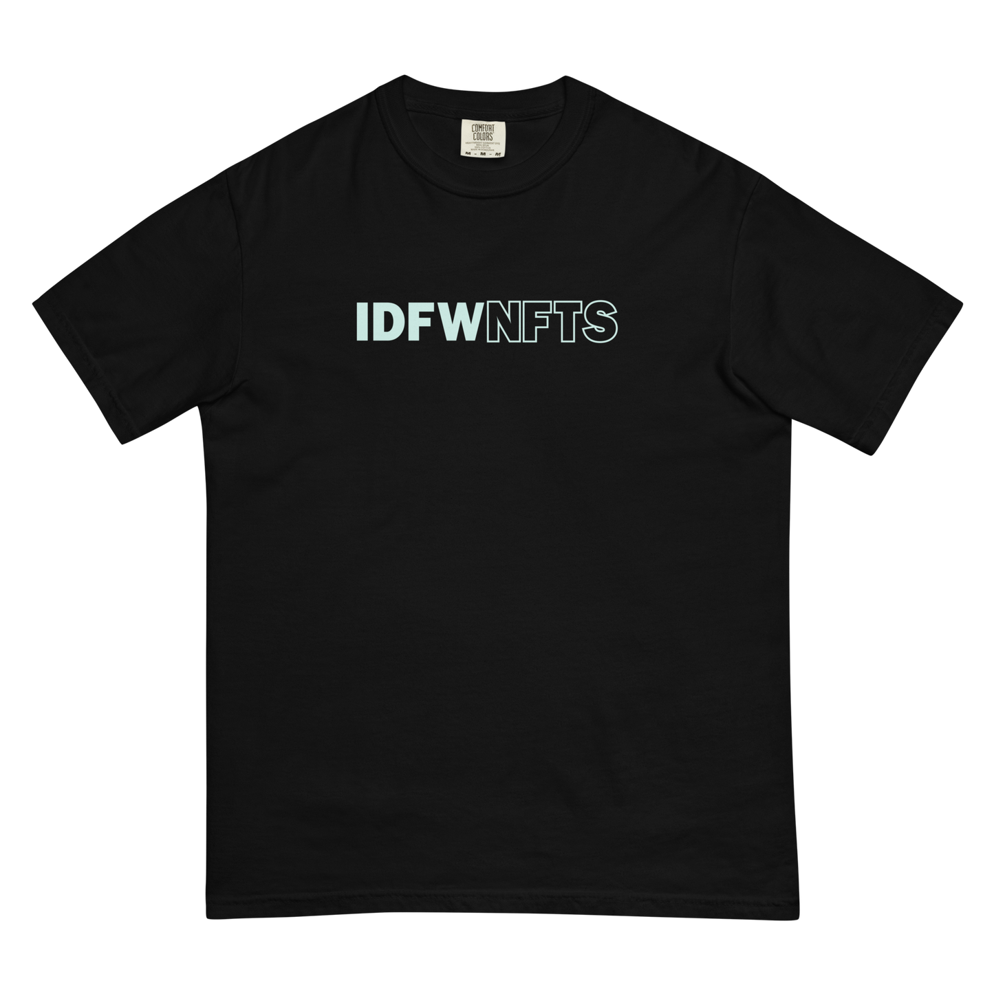 IDFWNFTS Teal Print Graphic Tee