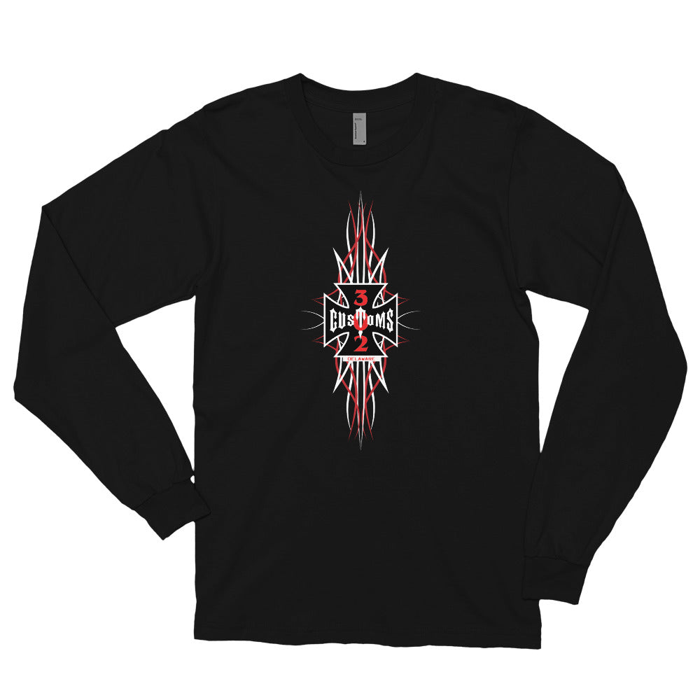 302 Pinstripe Long sleeve t-shirt