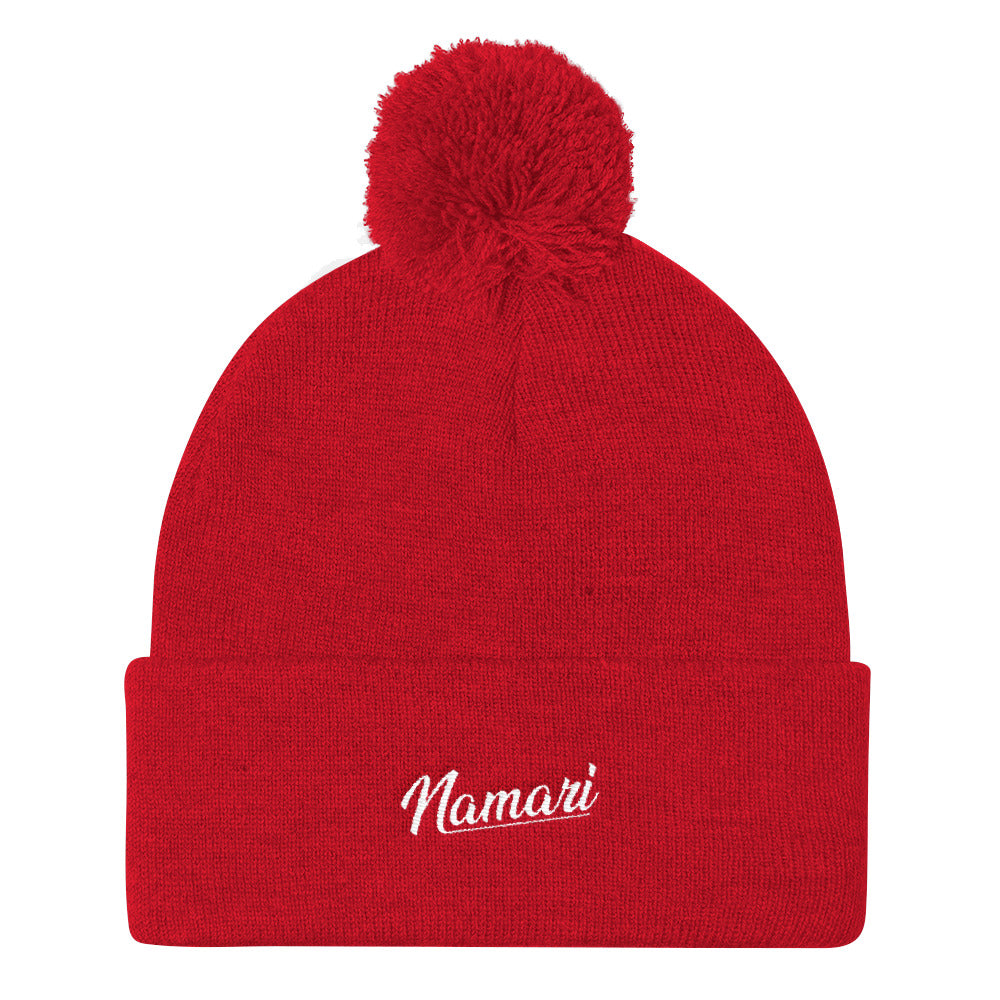 Namari Pom Pom Knit Cap