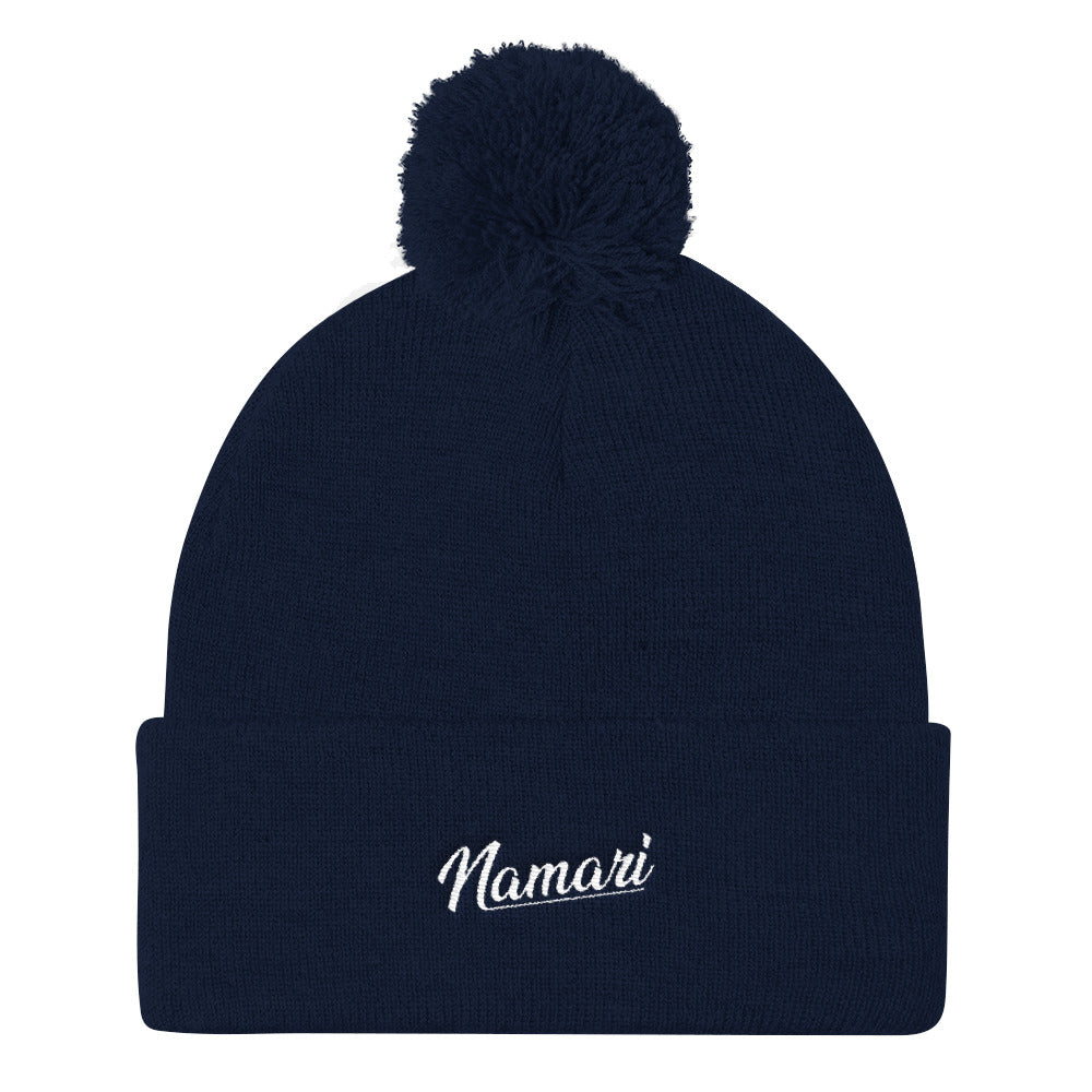 Namari Pom Pom Knit Cap