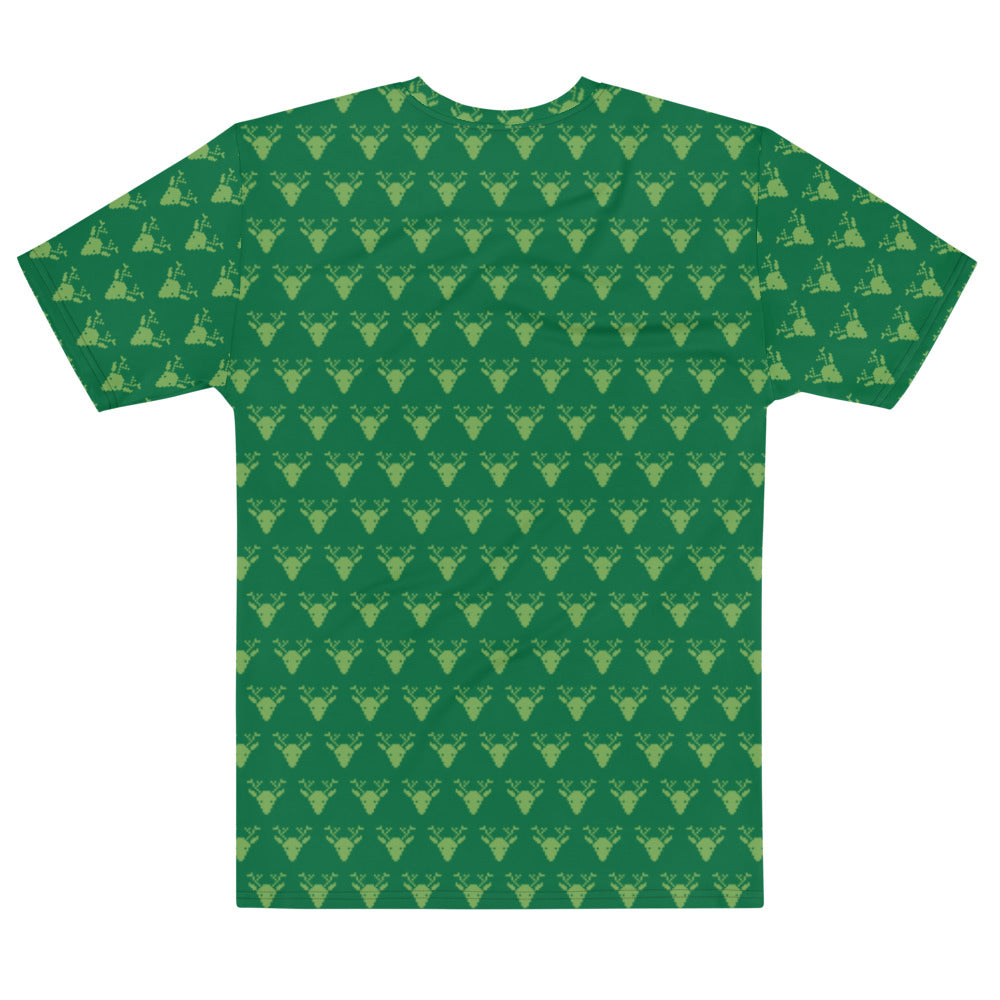Xmas Reindeer Pattern Men's T-shirt