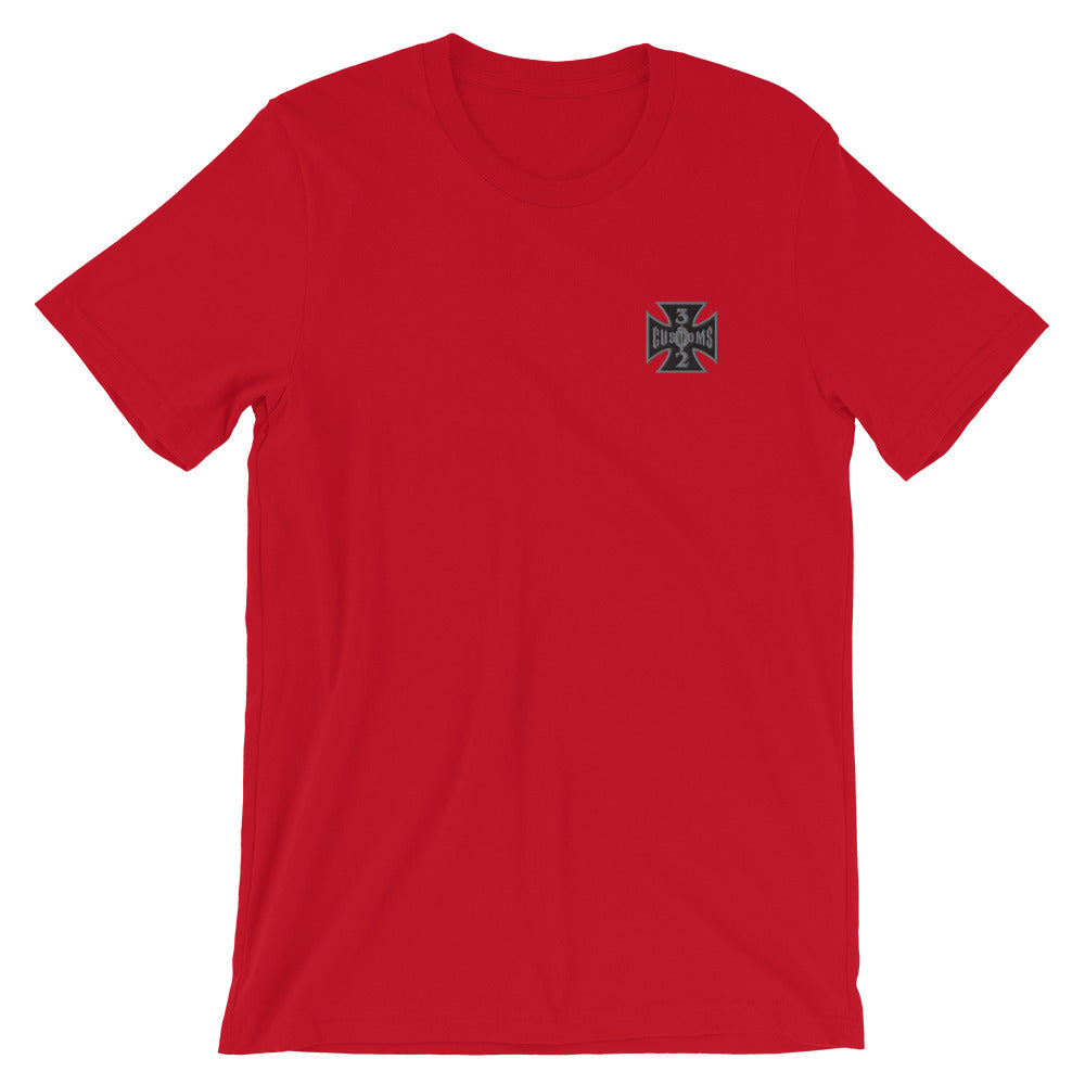 302 Full Embroider Short-Sleeve Unisex T-Shirt