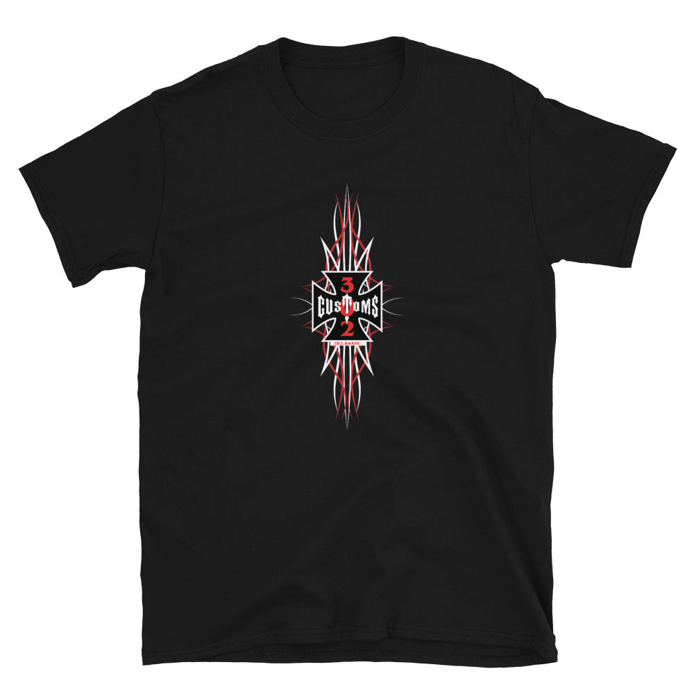 302 Pinstripe Short-Sleeve Unisex T-Shirt
