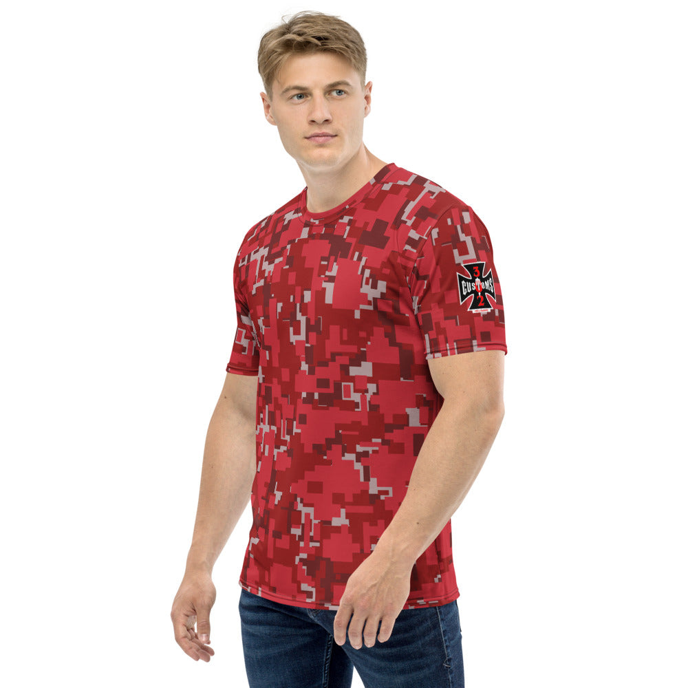 Crimson Camo 302 Men's T-shirt