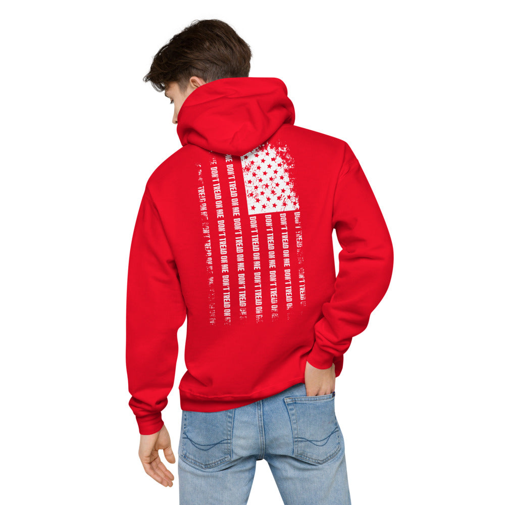 Don't Tread on Me Flag Unisex fleece hoodie
