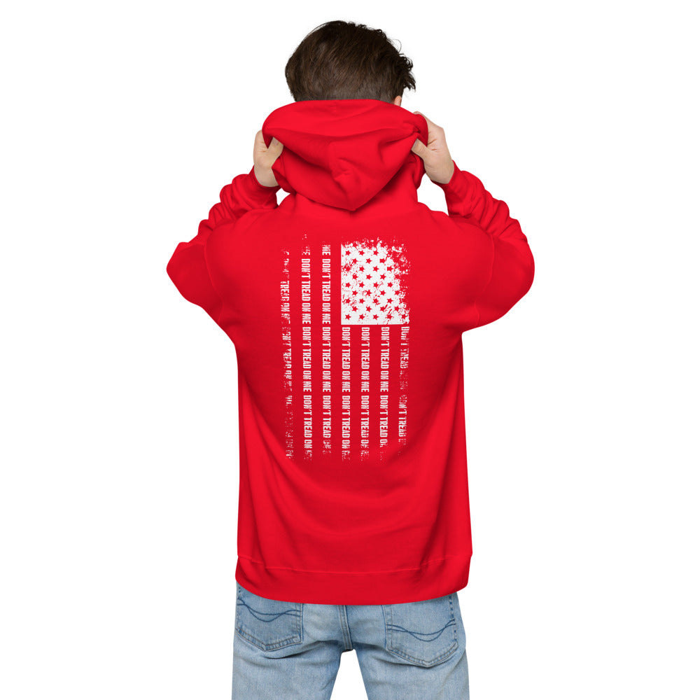Don't Tread on Me Flag Unisex fleece hoodie