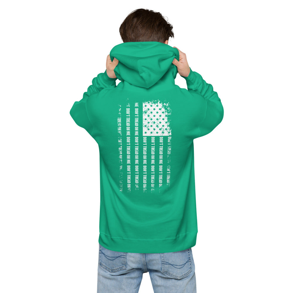 Don't Tread on Me Flag Unisex fleece hoodie