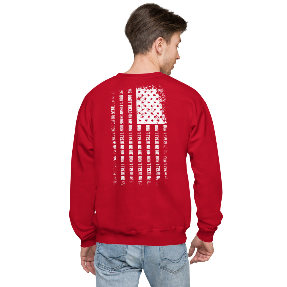 Don't Tread on Me Flag Unisex fleece sweatshirt