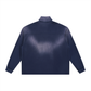 Namari Sun Fade Raw Edge Quarter-Zip Sweatshirt