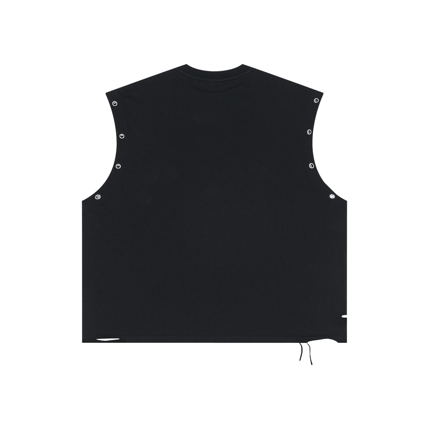 2018 Distressed Grommet Eyelet Tank Top