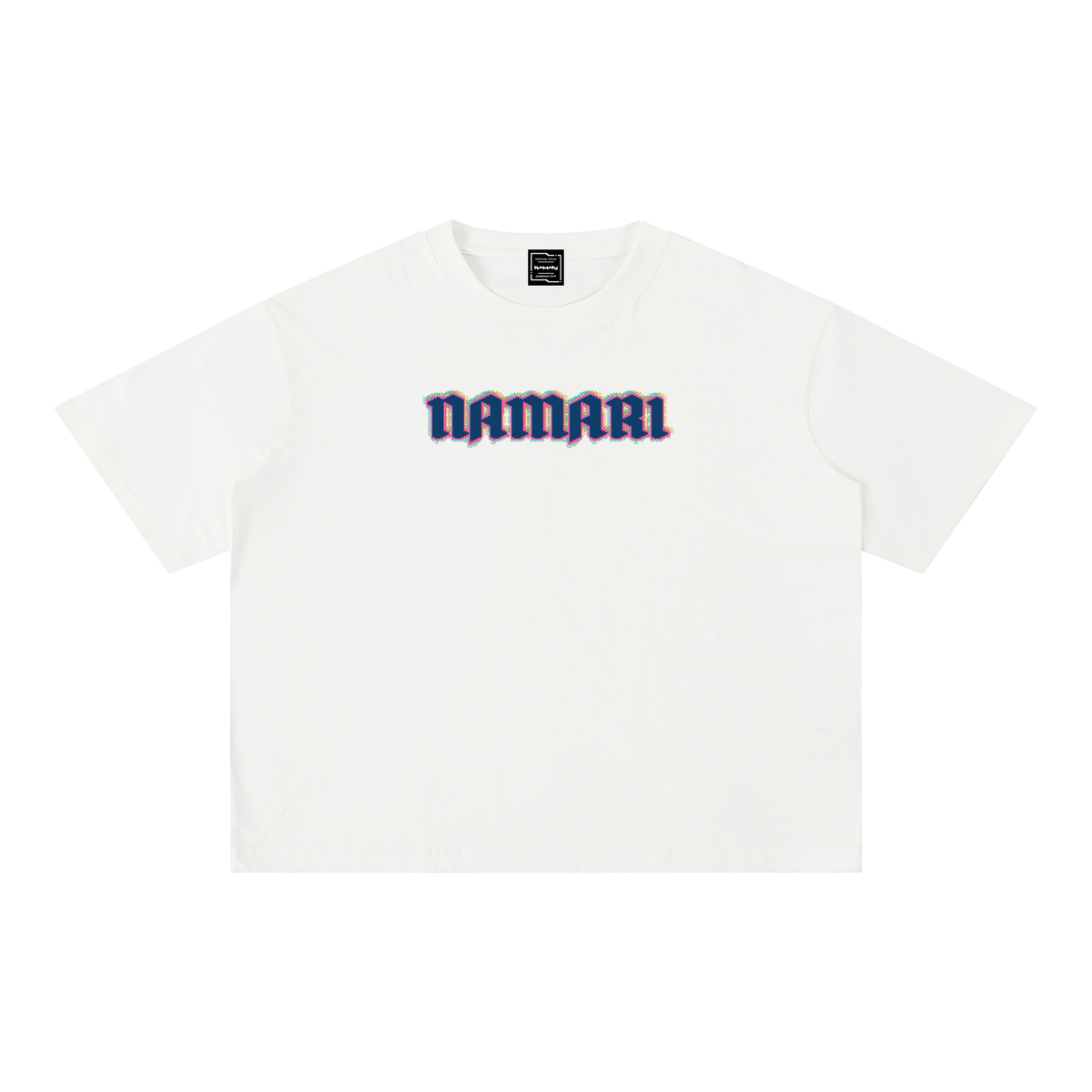 Distortion Mineral Wash Boxy Cotton T-Shirt