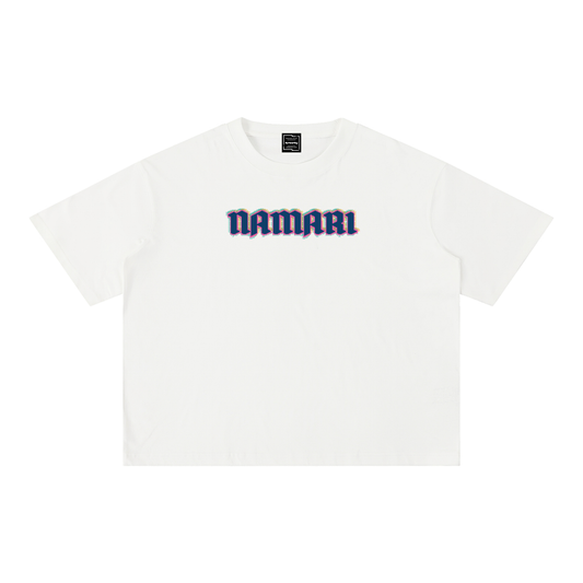 Distortion Mineral Wash Boxy Cotton T-Shirt
