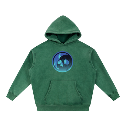 Hot Shot Namari Snow Wash Fleece Oversize Hoodie