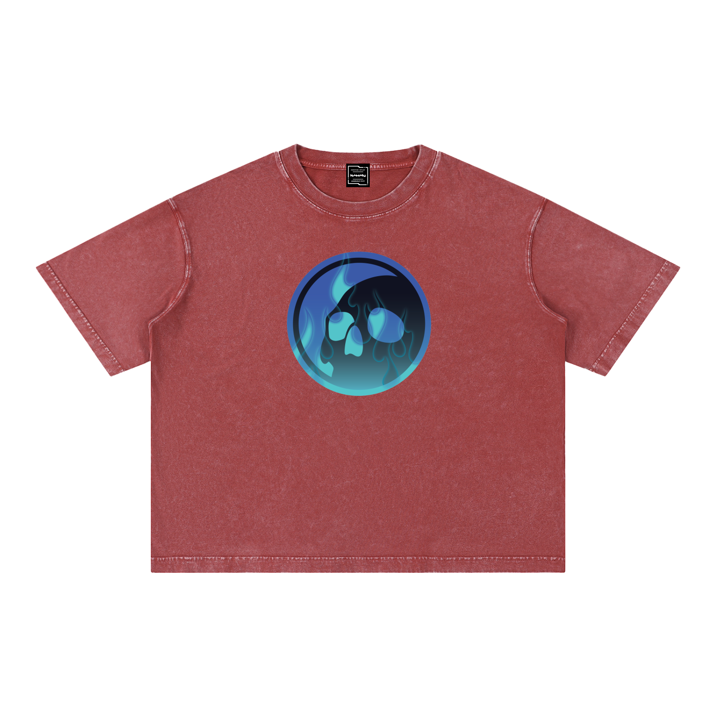 Hot Shot Mineral Wash Boxy Cotton T-Shirt