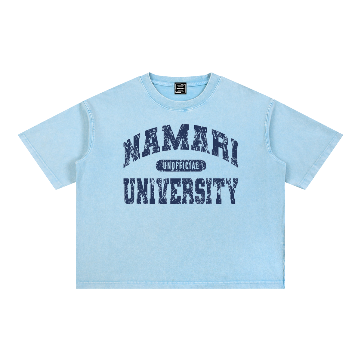 Namari University Mineral Wash Boxy Cotton T-Shirt
