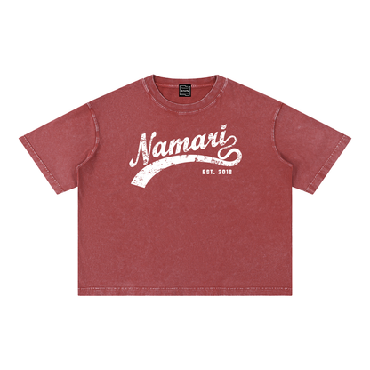 Swoosh Mineral Wash Boxy Cotton T-Shirt