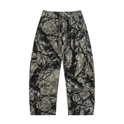 Namari Unisex Tree Camo Barrel Leg Pants
