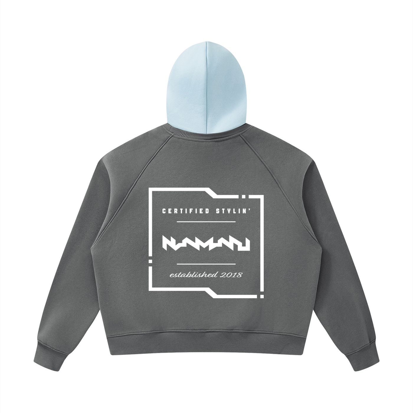 Certified Stylin' Namari Unisex Fleece Raglan Color Block Hoodie
