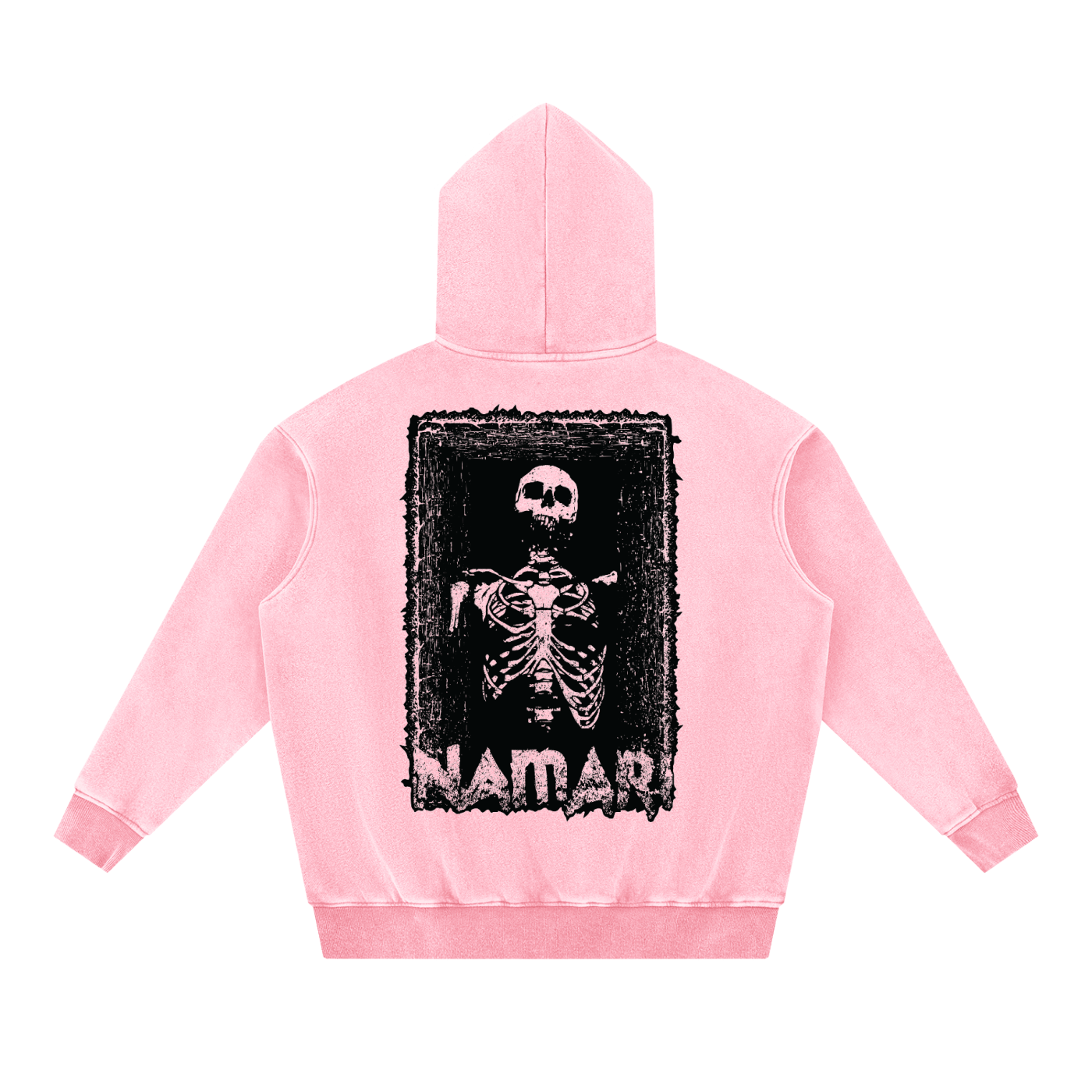 Burial Snow Wash Fleece Oversize Hoodie