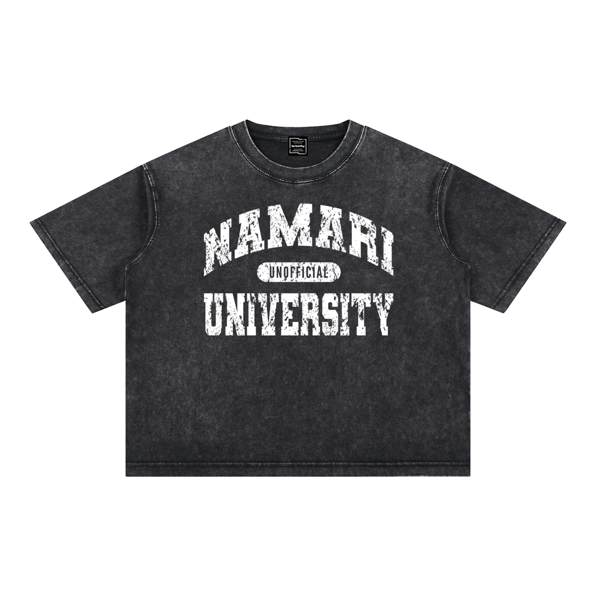Namari University Mineral Wash Boxy Cotton T-Shirt